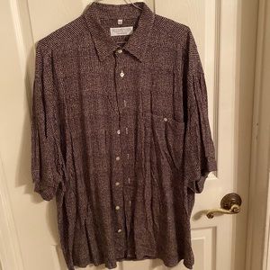 Button Down with tiny boxes XL